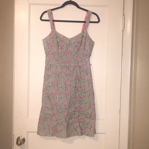 Nanette Lenore embroidered seersucker summer dress